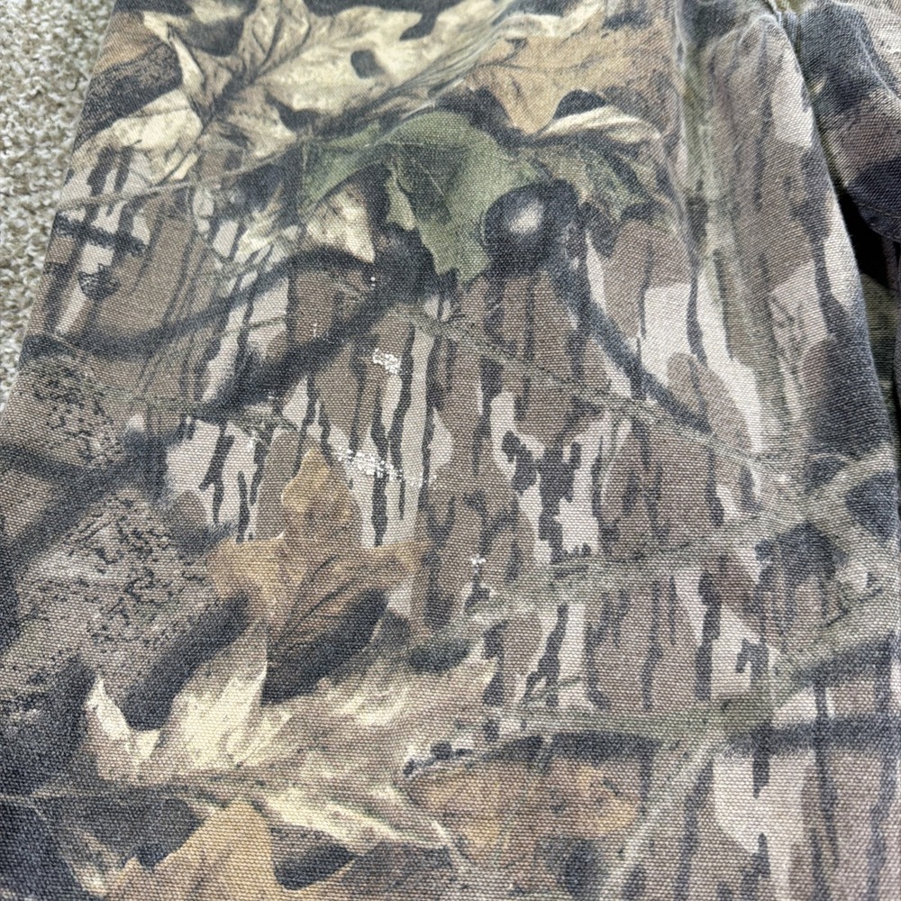 Vintage Cabelas Camo Pants Men's Mossy Oak USA Made Size 36/30 Riveted Denim Sty - Picture 2 of 9